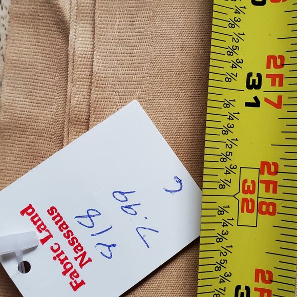 Gold Mustard Cotton Nice Quality Fabric - 2 Bolts 54" x 6 & 6.5 yards NEW HALF $ - Picture 3 of 6